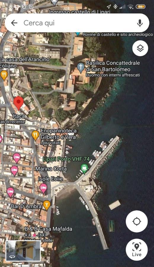 Itaca Villa Lipari  Bagian luar foto